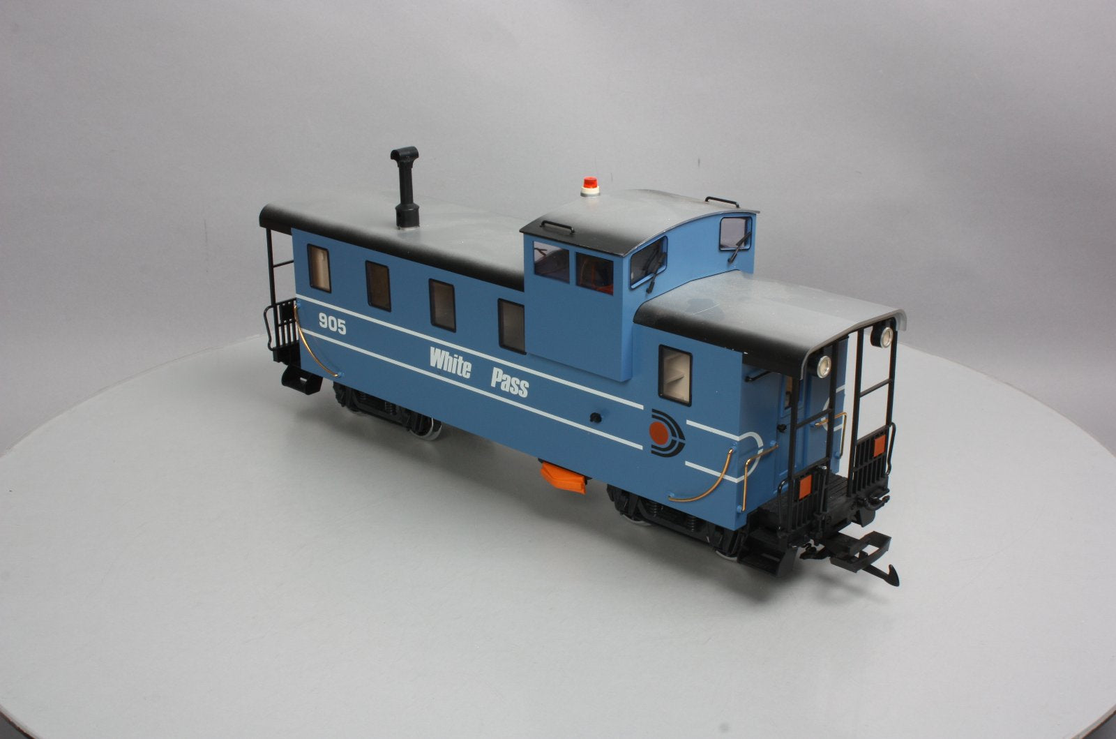 LGB 4071 G Scale White Pass Illuminated Caboose #905 (Metal Wheels) LN/Box