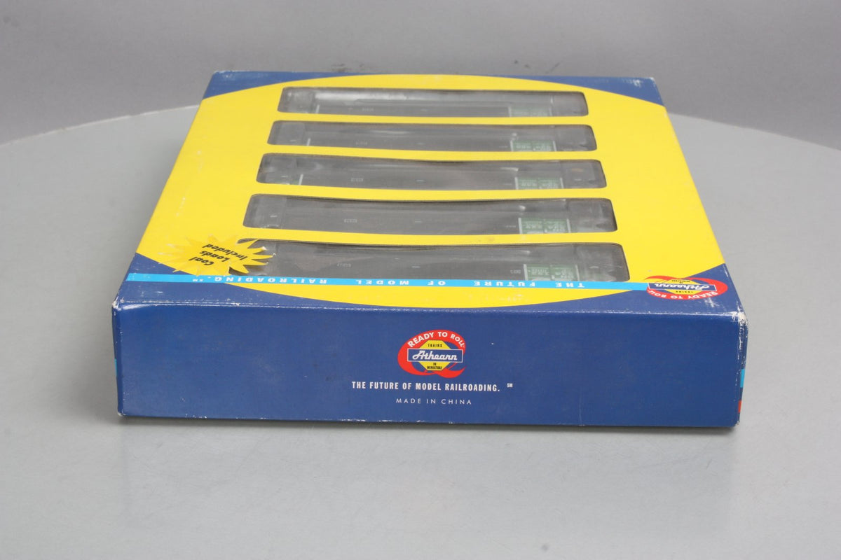 Athearn 93026 HO Scale Burlington Northern #2 BethGon Coalporter 5-Car Set LN/Box
