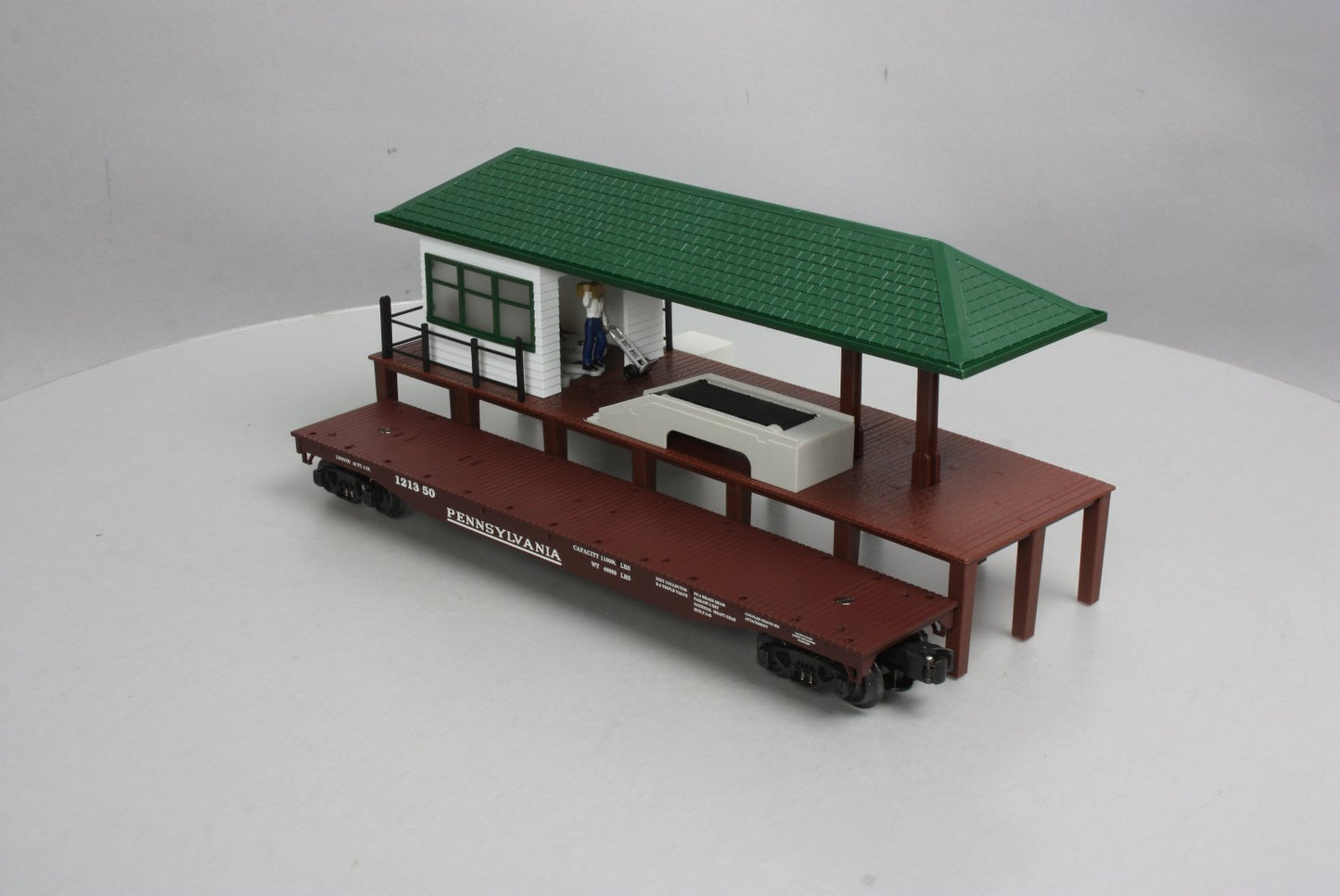K-Line K42418 O Gauge Operating Loading Platform with Car LN/Box