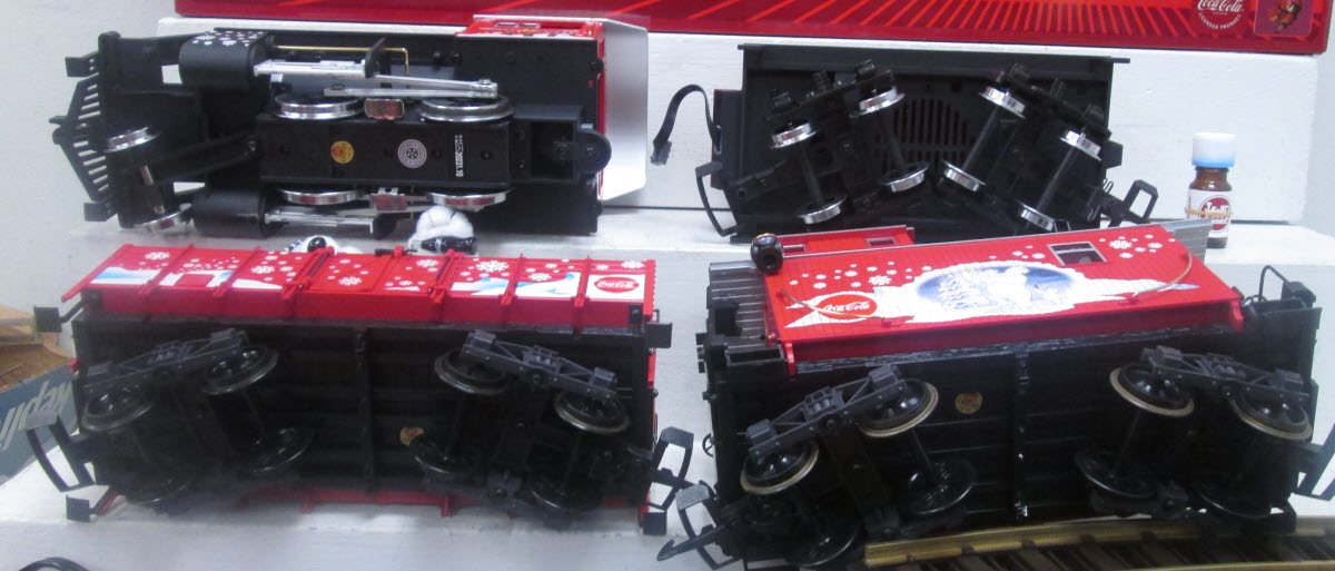 LGB 72510 G Gauge Coca-Cola "Red Trunk" Christmas Steam Train Super Set LN/Box