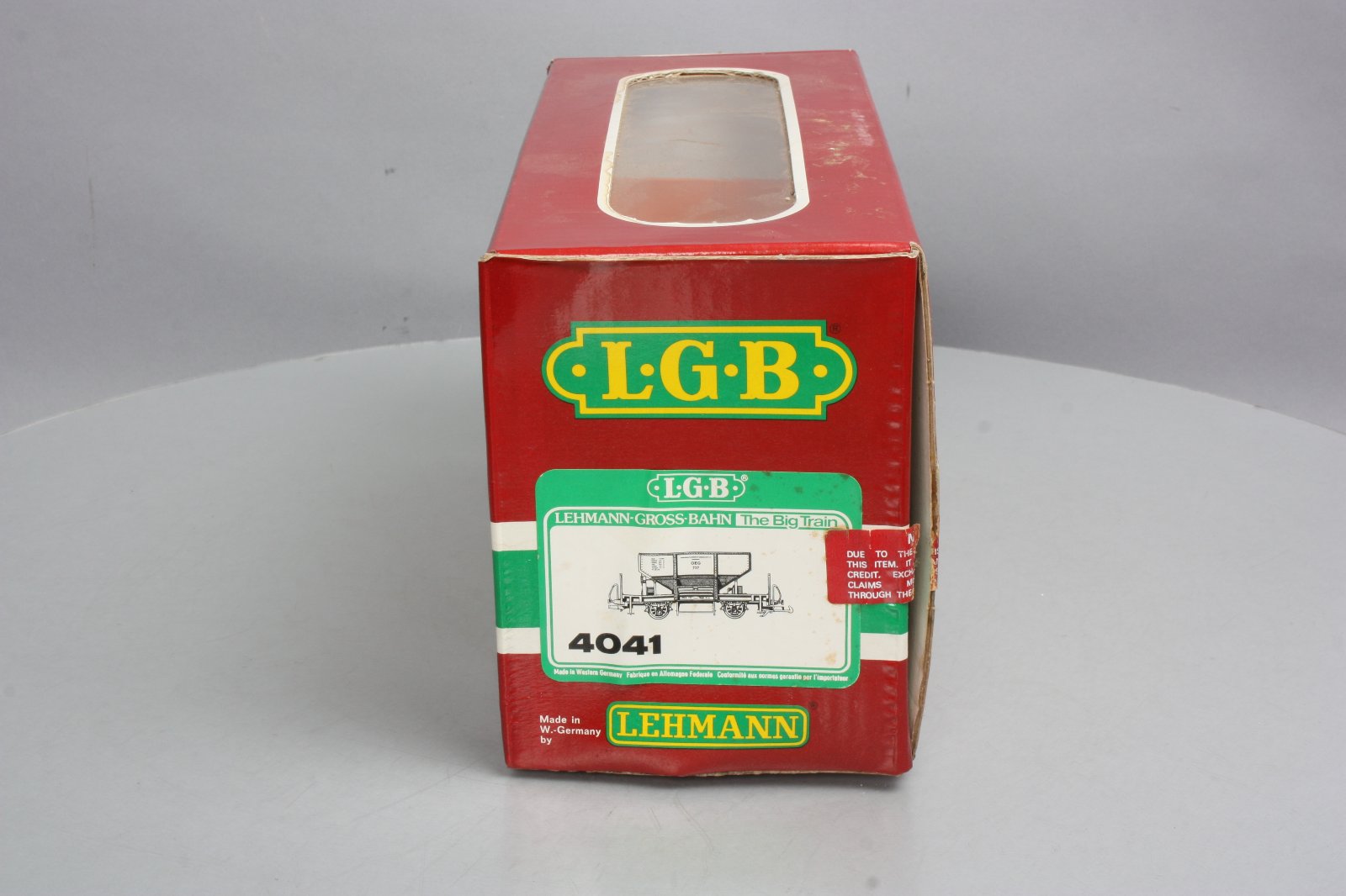 LGB 4041 G Scale OEG Ballast Car #737 LN/Box