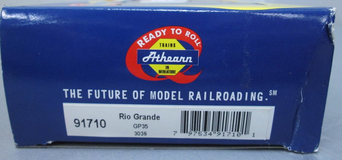 Athearn 91710 HO Denver & Rio Grande Western EMD GP35 Diesel Locomotive #3036 LN/Box