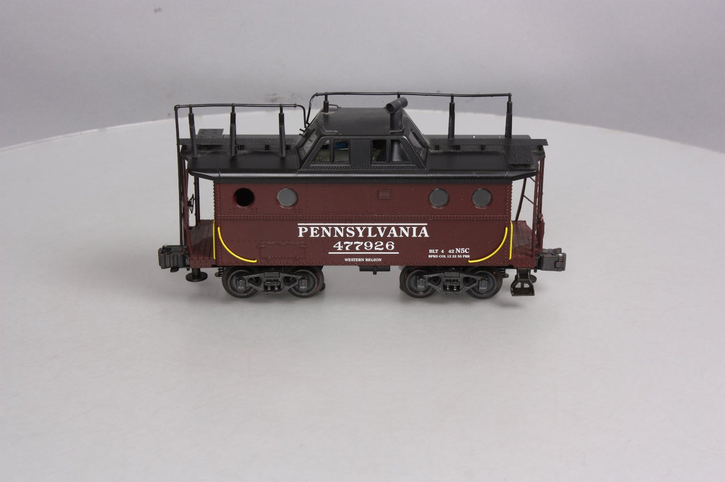 K-Line K615-1892 O Gauge Pennsylvania N5C Illuminated Caboose #477926 LN/Box