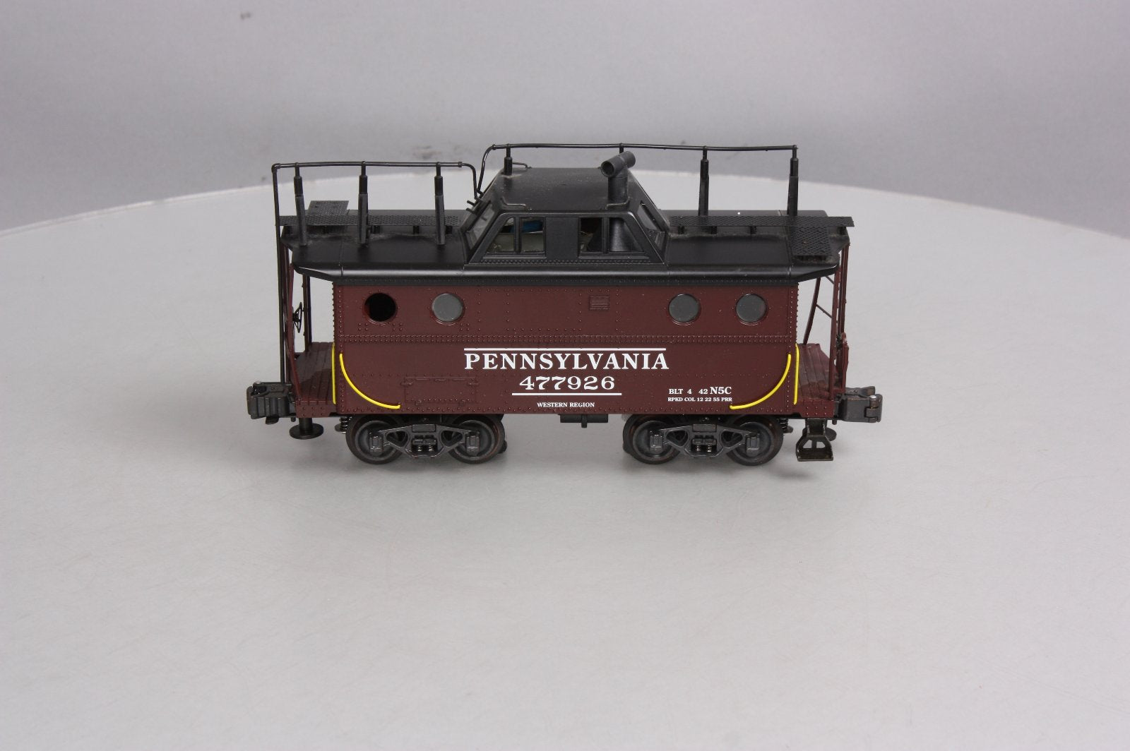 K-Line K615-1892 O Gauge Pennsylvania N5C Illuminated Caboose #477926 LN/Box