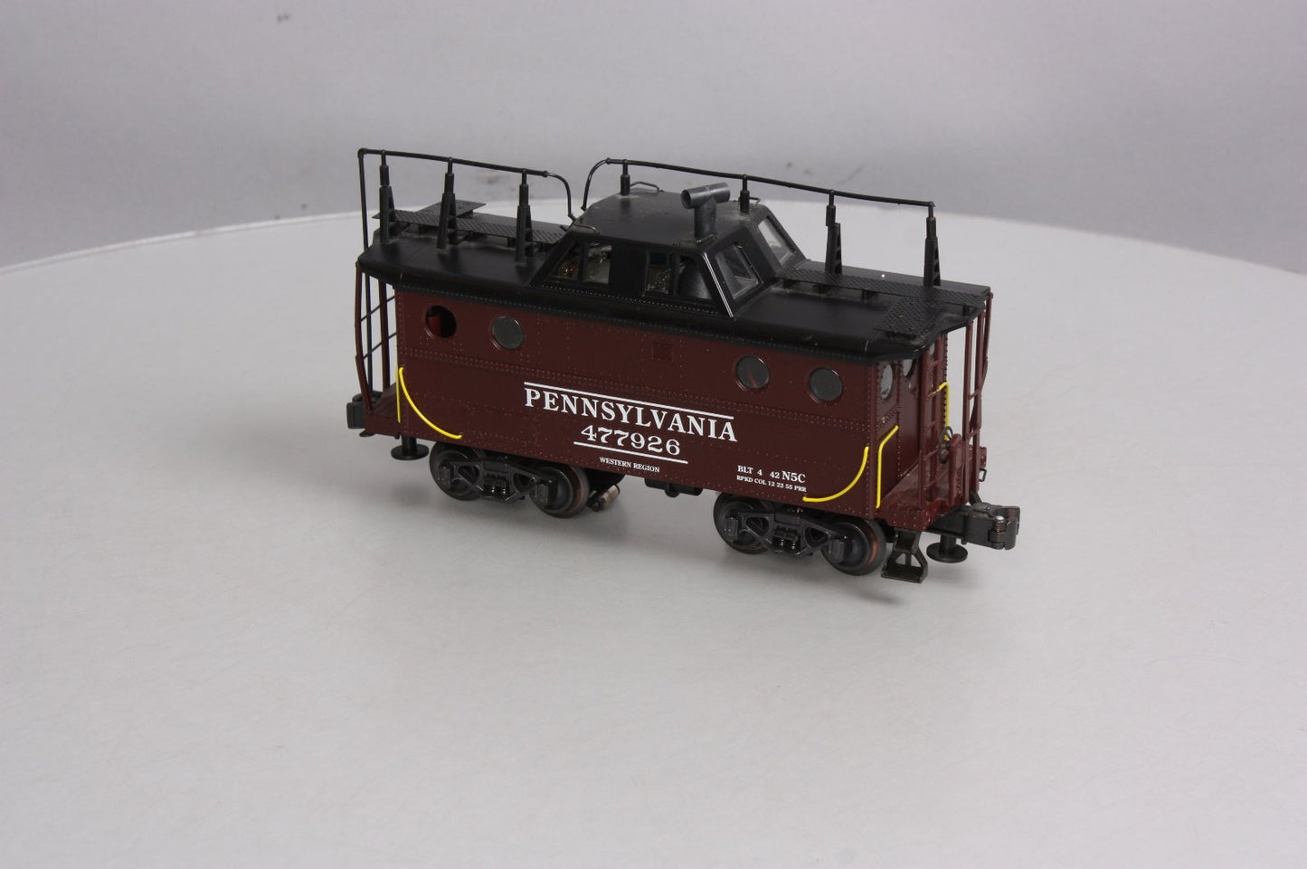 K-Line K615-1892 O Gauge Pennsylvania N5C Illuminated Caboose #477926 LN/Box