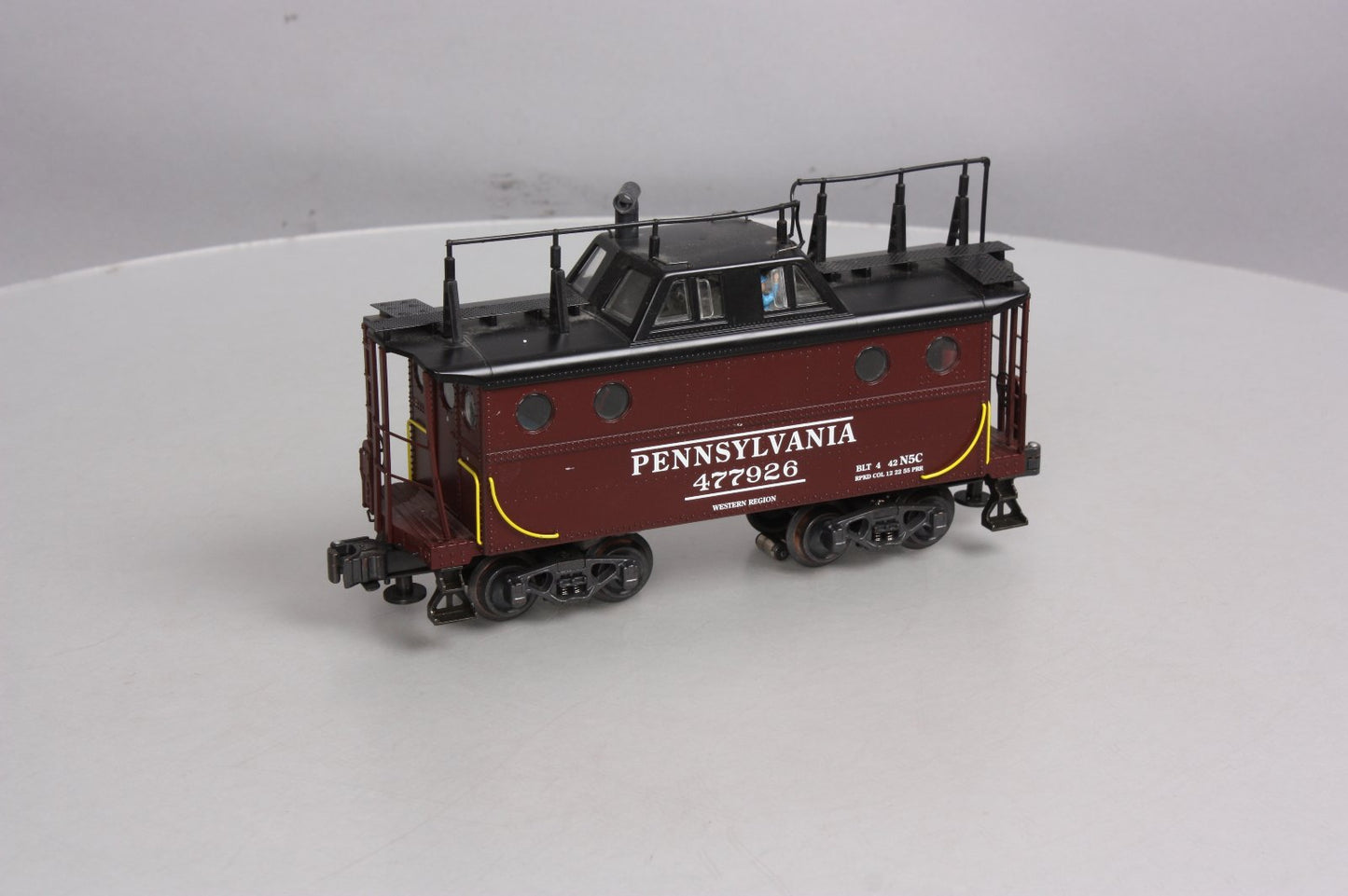 K-Line K615-1892 O Gauge Pennsylvania N5C Illuminated Caboose #477926 EX/Box