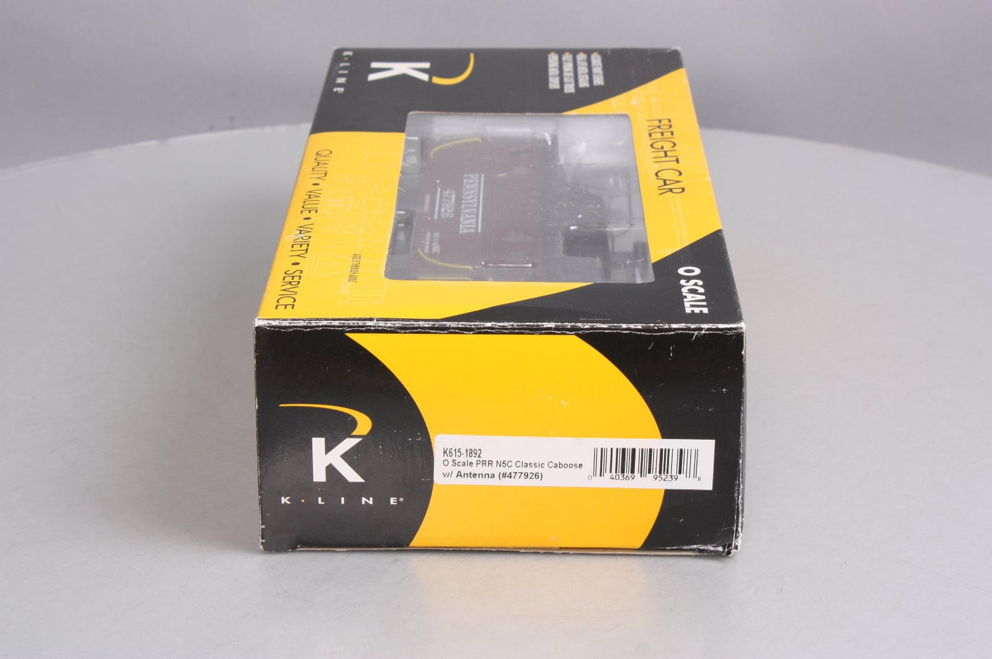 K-Line K615-1892 O Gauge Pennsylvania N5C Illuminated Caboose #477926 LN/Box
