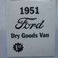 First Gear 19-1108 1:34 Roadrunner 1951 Ford F-6 Dry Goods Van