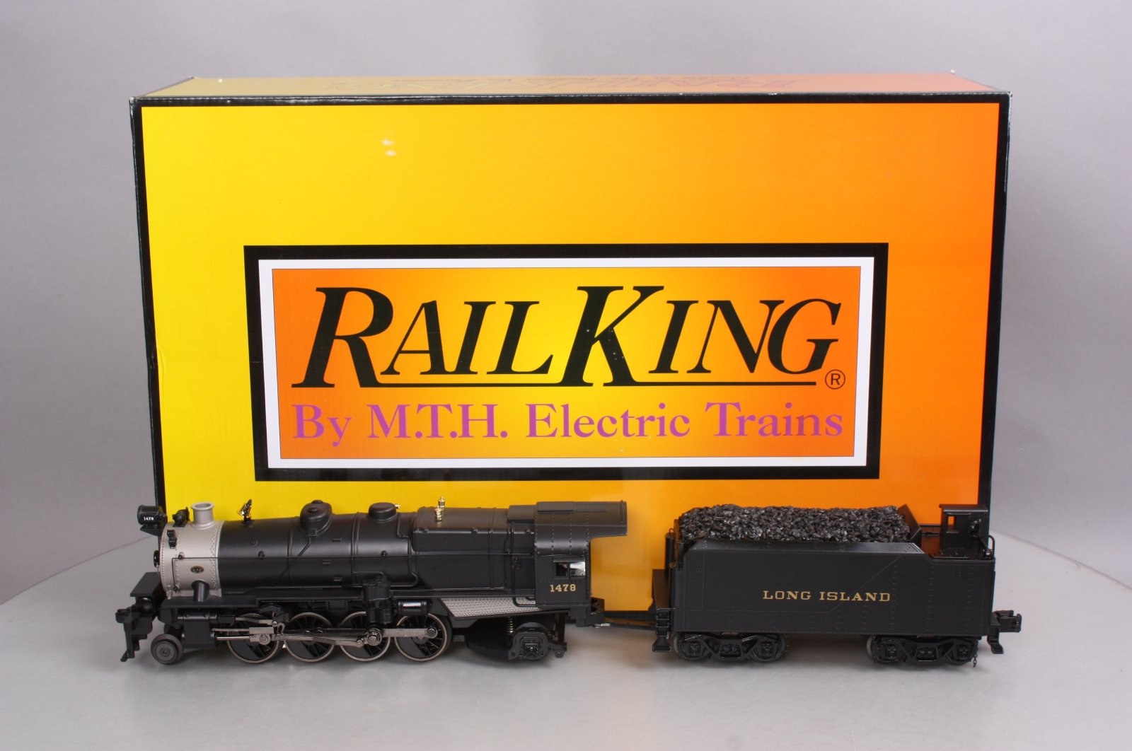 MTH 30-1651-1 O Gauge Long Island Imperial Mikado 2-8-2 w/Proto-Sound 3.0 #1478