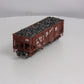 K-Line K6255-1331 O Gauge CB&Q 2-Bay Die Cast Hopper w/ Coal Load #194673 LN/Box