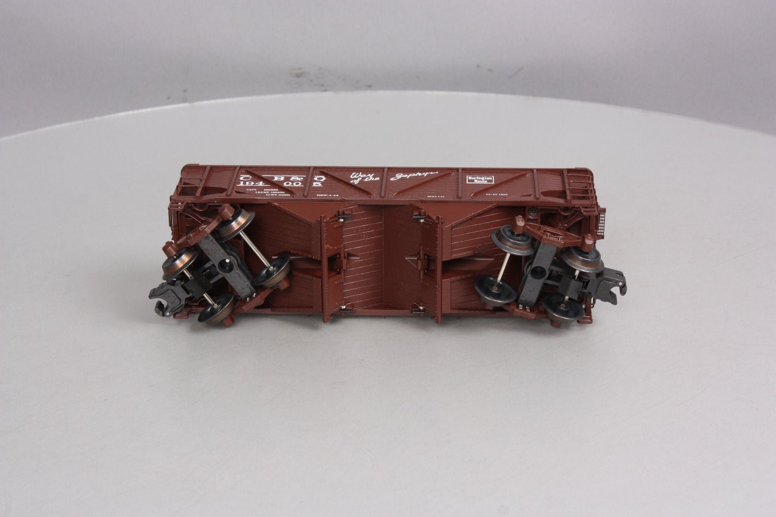 K-Line K6255-1331 O Gauge CB&Q 2-Bay Die Cast Hopper w/ Coal Load #194673 LN/Box