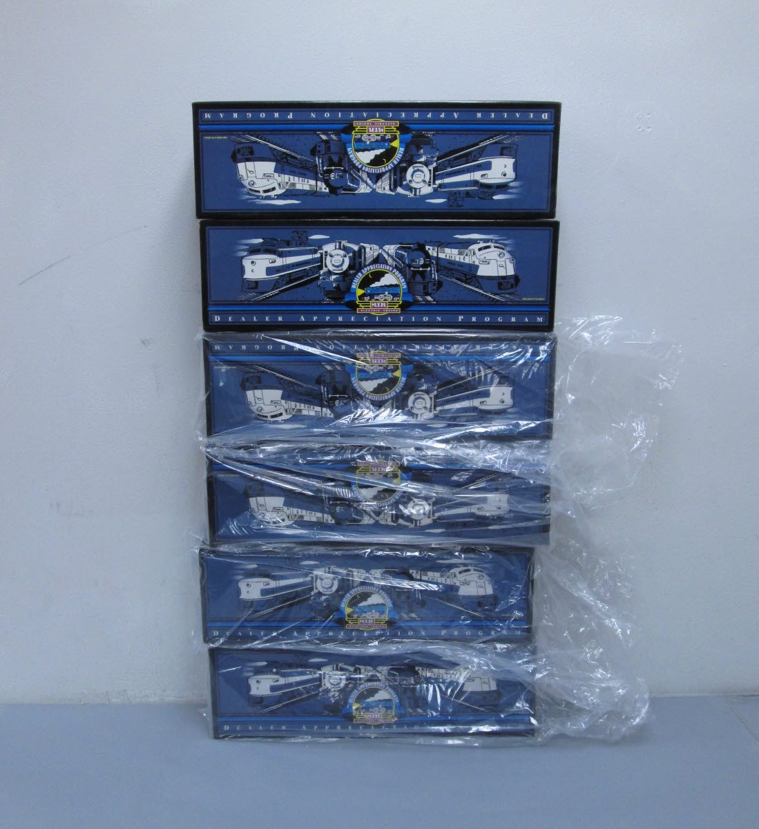 MTH 20-80001 O Gauge DAP CP Aluminum Passenger Car Set (Set of 6) LN/Box