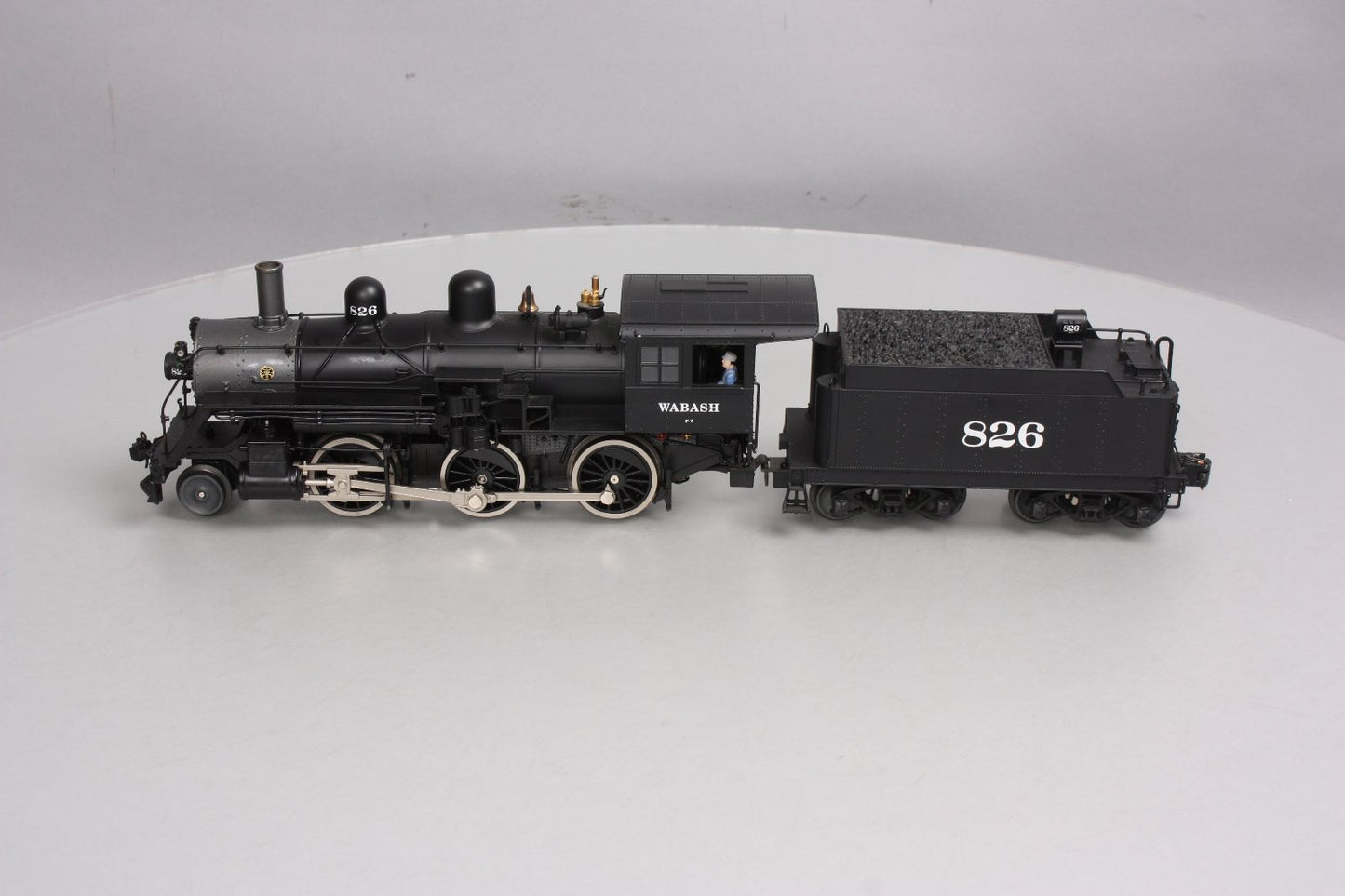 Lionel 6-38018 O Gauge Wabash 2-6-0 Mogul Steam Locomotive w/ Tender #826 EX/Box