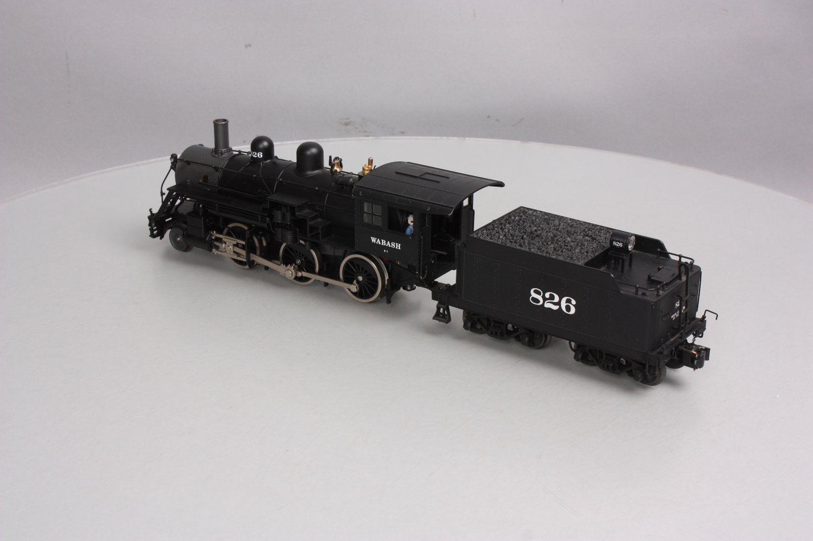 Lionel 6-38018 O Gauge Wabash 2-6-0 Mogul Steam Locomotive w/ Tender #826 EX/Box
