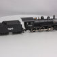 Lionel 6-38018 O Gauge Wabash 2-6-0 Mogul Steam Locomotive w/ Tender #826 EX/Box