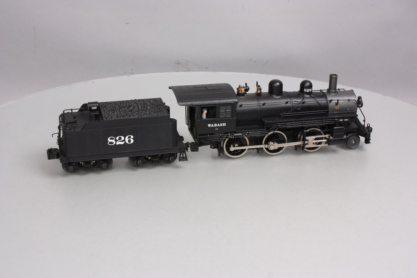 Lionel 6-38018 O Gauge Wabash 2-6-0 Mogul Steam Locomotive w/ Tender #826 EX/Box