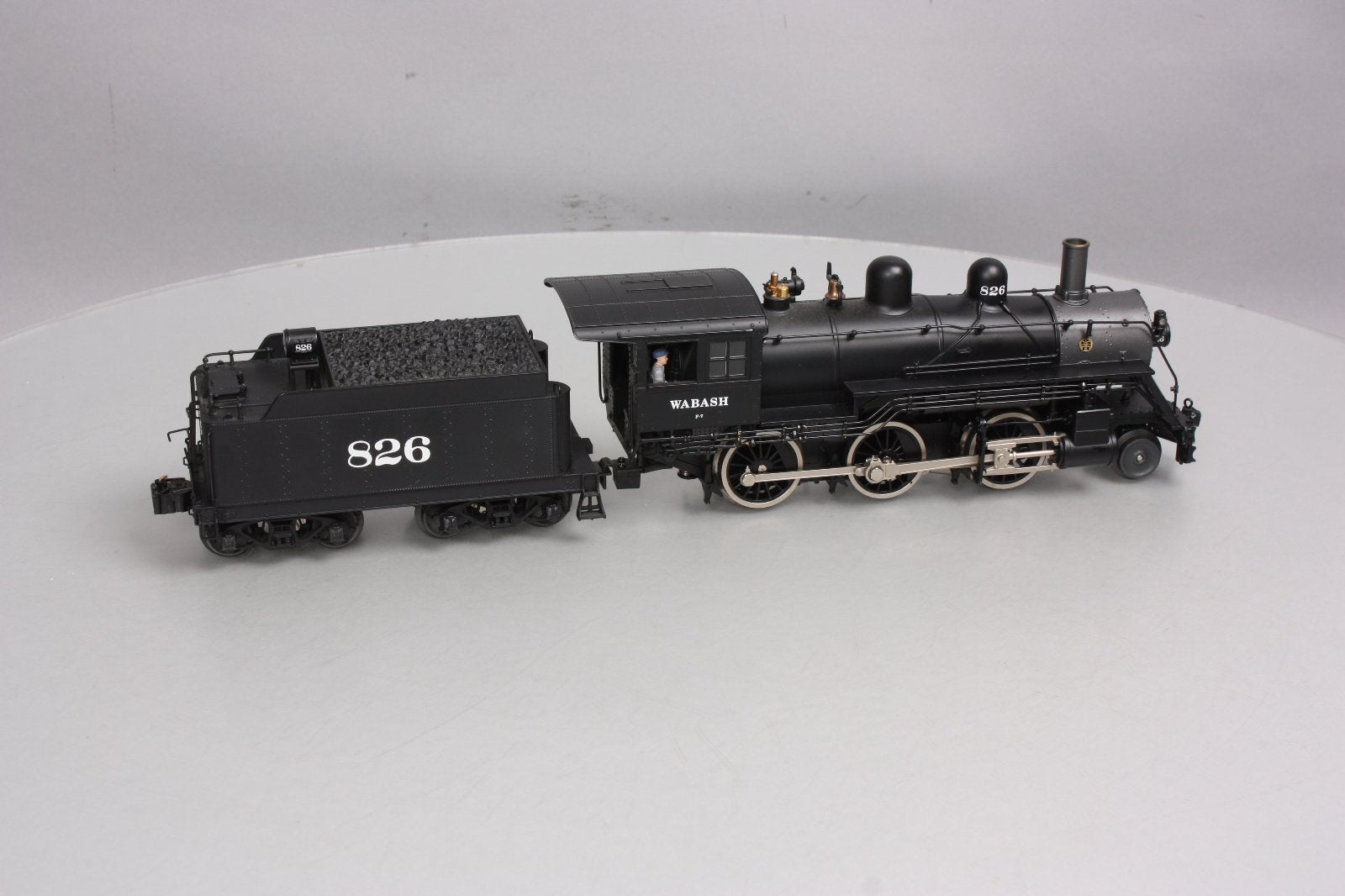 Lionel 6-38018 O Gauge Wabash 2-6-0 Mogul Steam Locomotive w/ Tender #826 EX/Box