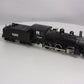 Lionel 6-38018 O Gauge Wabash 2-6-0 Mogul Steam Locomotive w/ Tender #826 EX/Box