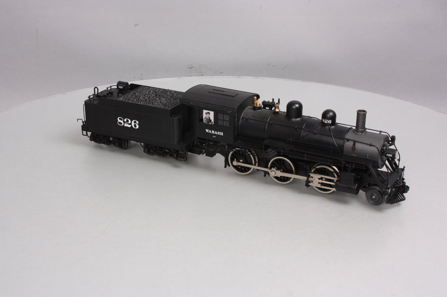 Lionel 6-38018 O Gauge Wabash 2-6-0 Mogul Steam Locomotive w/ Tender #826 EX/Box