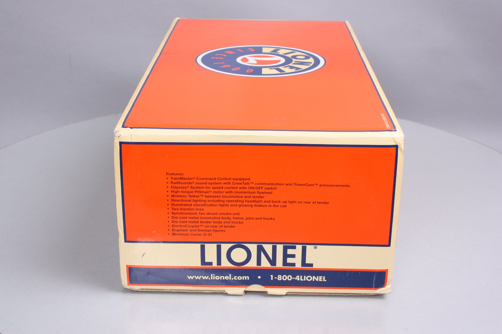 Lionel 6-38018 O Gauge Wabash 2-6-0 Mogul Steam Locomotive w/ Tender #826 EX/Box