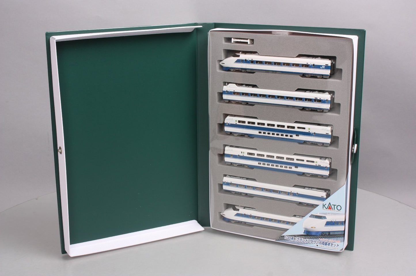 Kato 10-354 N Scale Shinkansen "Grand Hikari" Passenger Cars (Set of 6)