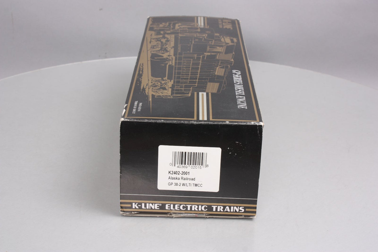 K-Line K2402-2001 O Gauge Alaska Railroad GP38-2 Diesel Locomotive #2001 LN/Box