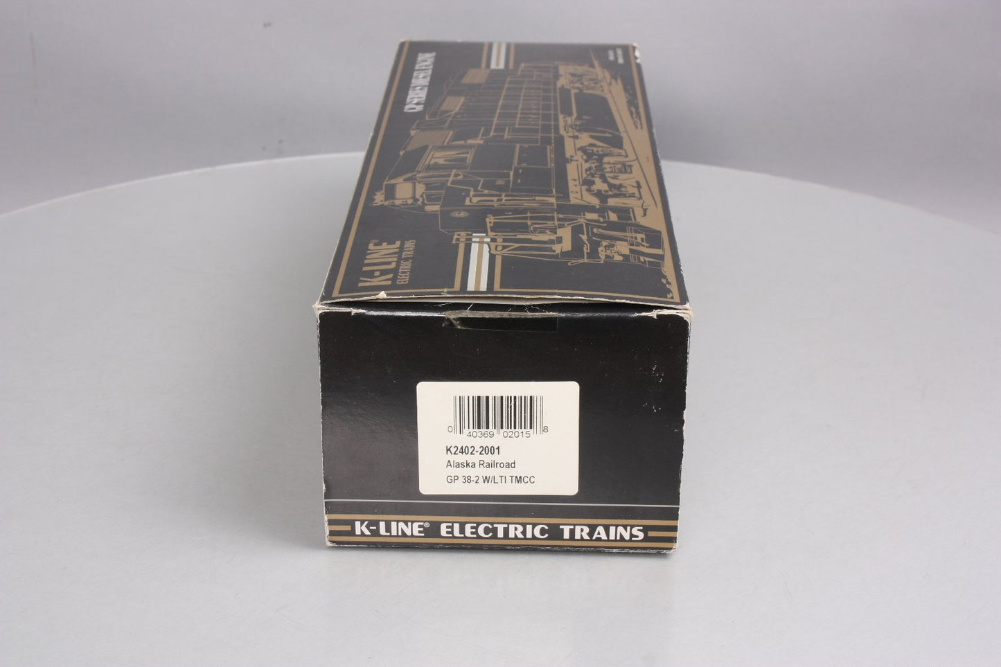 K-Line K2402-2001 O Gauge Alaska Railroad GP38-2 Diesel Locomotive #2001 LN/Box