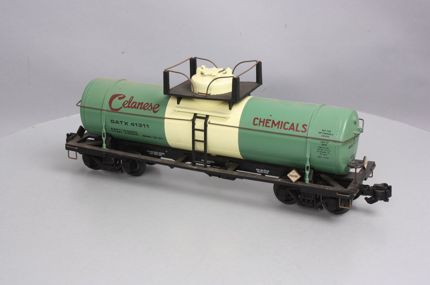 Aristo-Craft 41311 G Scale Celanese Single Dome Tank Car LN/Box