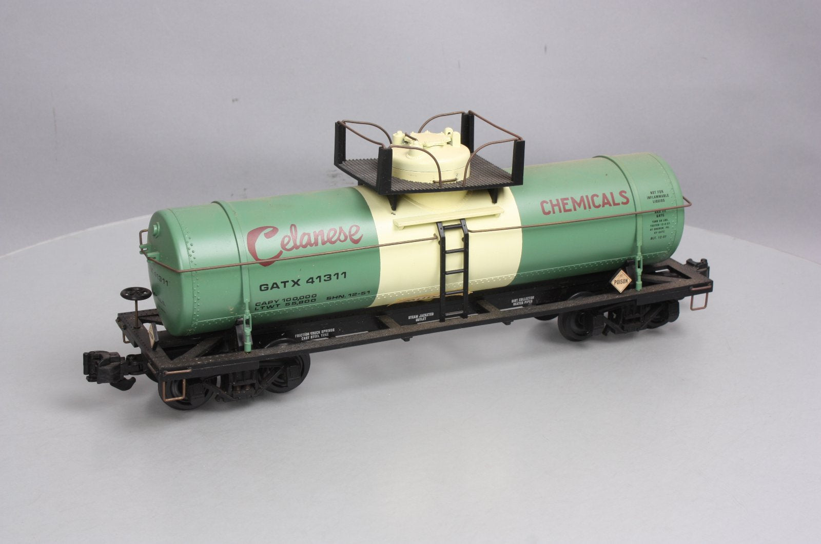 Aristo-Craft 41311 G Scale Celanese Single Dome Tank Car LN/Box