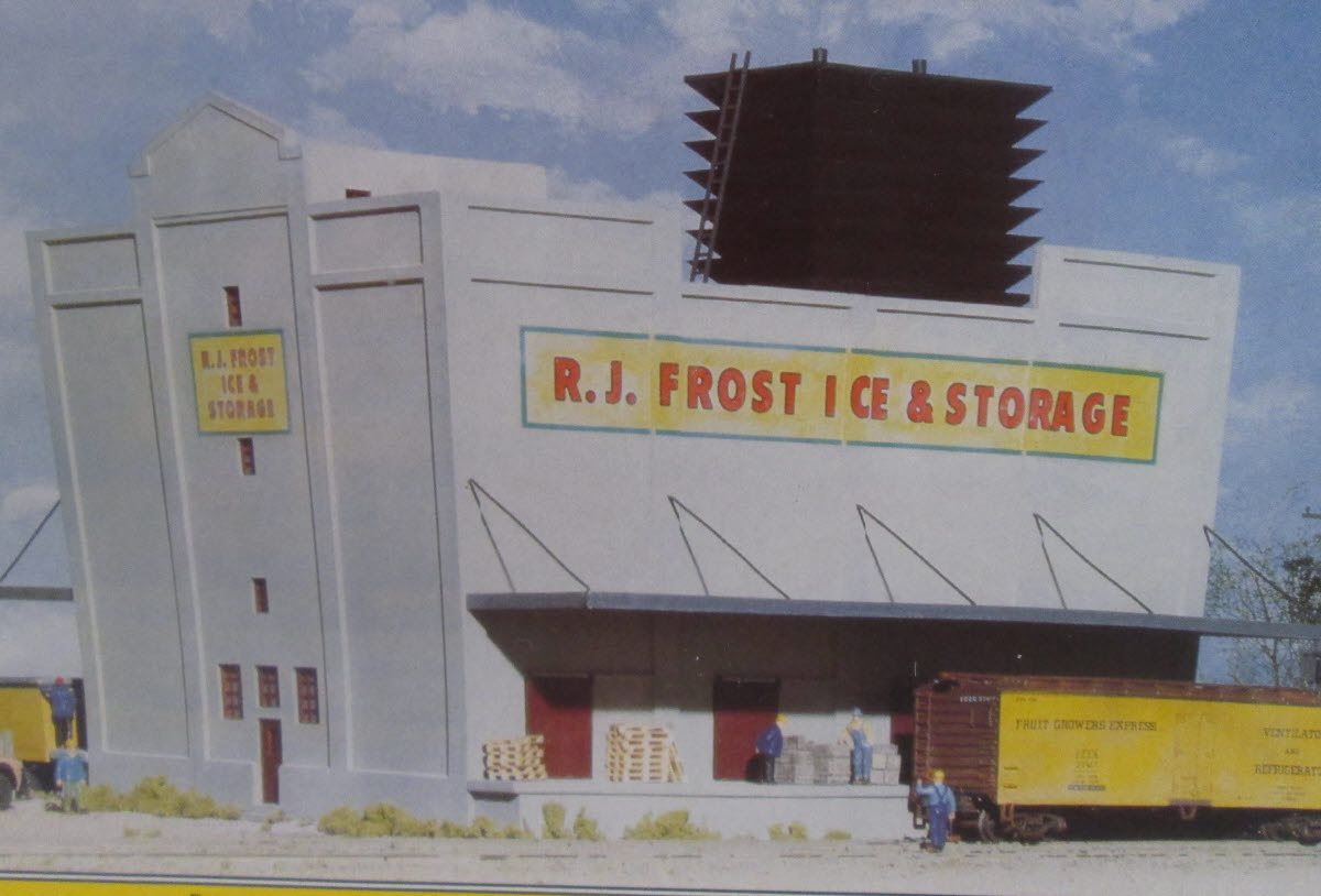 Walthers 933-3220 N Scale R.J. Frost Ice & Storage Building Kit