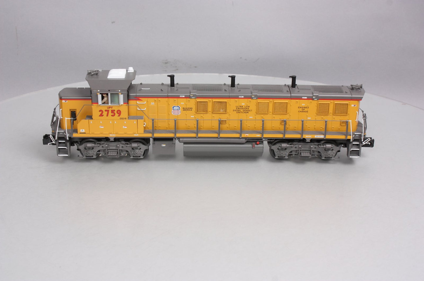MTH 20-20005-1 UP 3GS21B Diesel Engine #2759 w/ Proto-Sound 2 (Hi-Rail Wheels) EX/Box