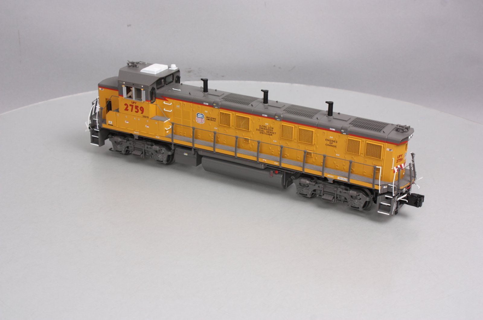 MTH 20-20005-1 UP 3GS21B Diesel Engine #2759 w/ Proto-Sound 2 (Hi-Rail Wheels) EX/Box