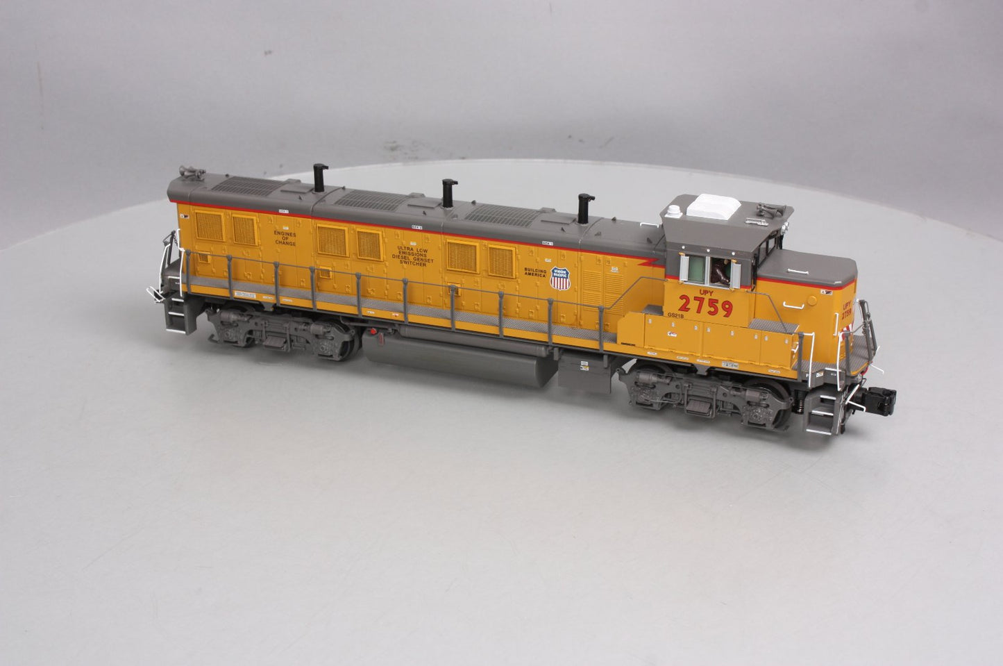 MTH 20-20005-1 UP 3GS21B Diesel Engine #2759 w/ Proto-Sound 2 (Hi-Rail Wheels) EX/Box