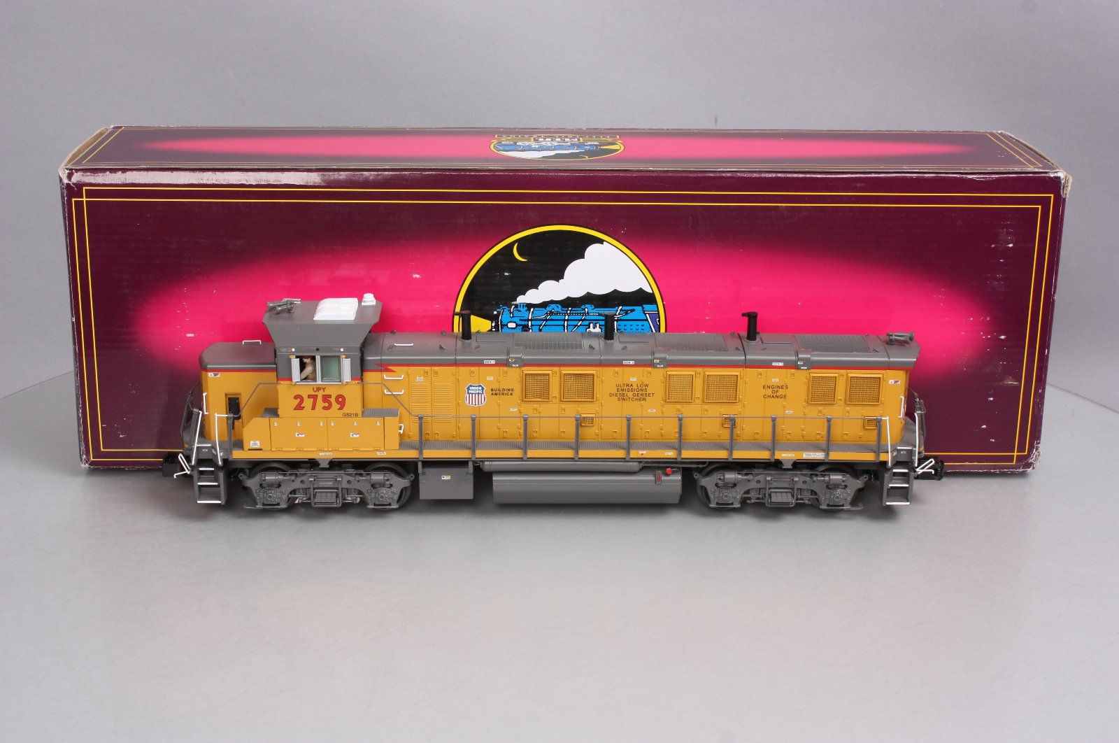 MTH 20-20005-1 UP 3GS21B Diesel Engine #2759 w/ Proto-Sound 2 (Hi-Rail Wheels) EX/Box