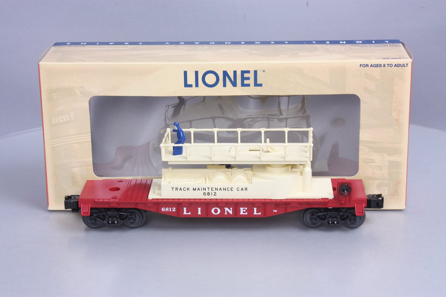 Lionel 6-36870 O Gauge #6812 PWC Track Maintenance Car LN/Box