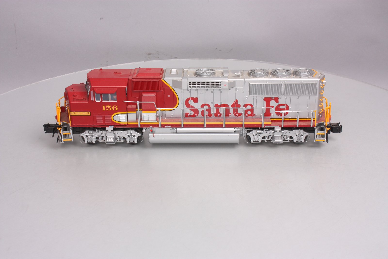 Atlas 1282-6 O Santa Fe GP60M Diesel Locomotive w/TMCC #156 - 3 Rail LN/Box