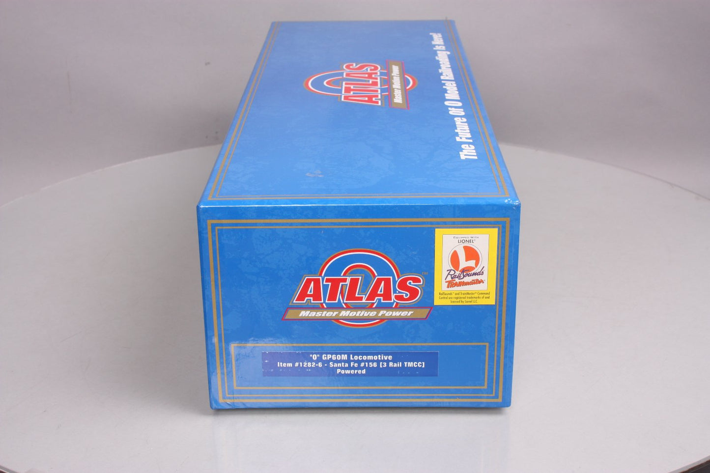 Atlas 1282-6 O Santa Fe GP60M Diesel Locomotive w/TMCC #156 - 3 Rail LN/Box