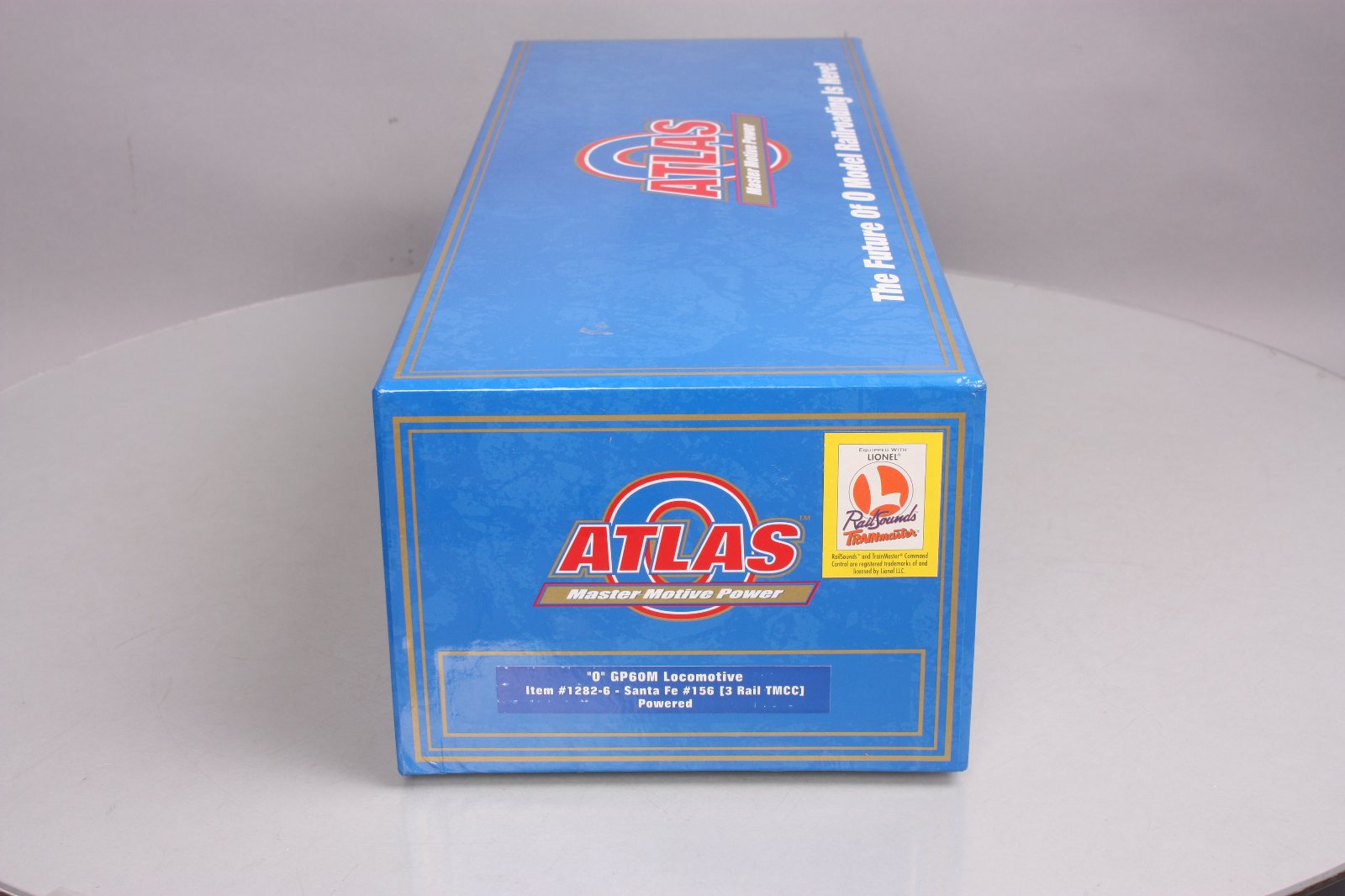 Atlas 1282-6 O Santa Fe GP60M Diesel Locomotive w/TMCC #156 - 3 Rail LN/Box
