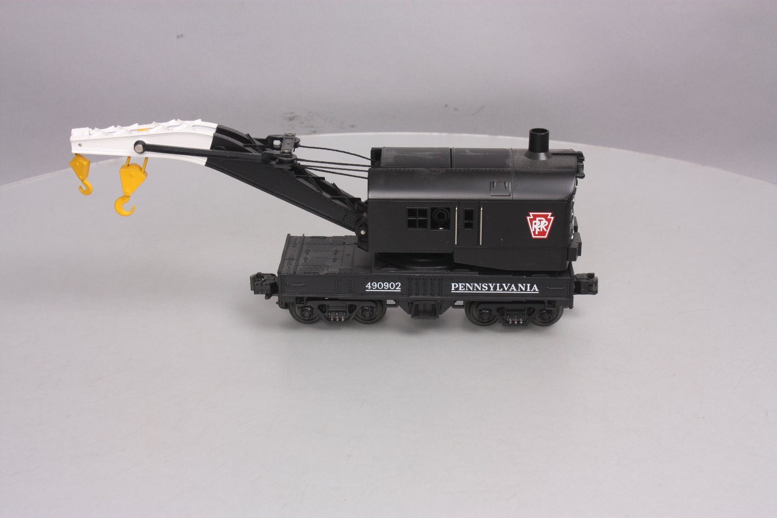 MTH 30-7948 O Gauge Pennsylvania Railroad Crane Car #490902