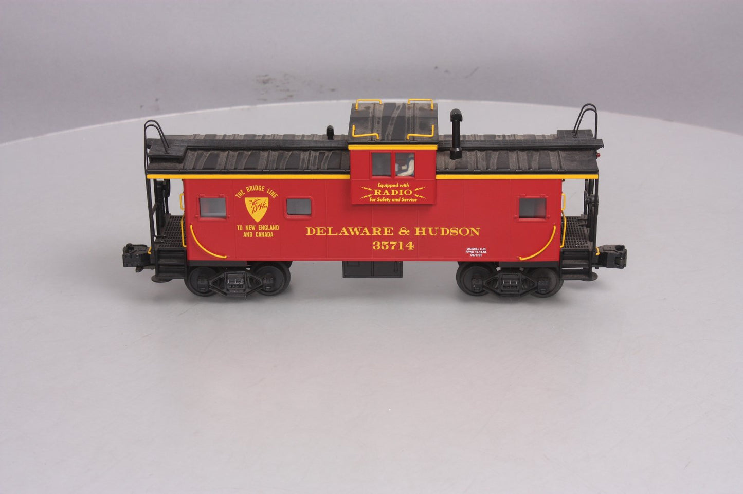 MTH 20-91029 O Gauge Delaware & Hudson Extended Vision Caboose #35714 EX/Box