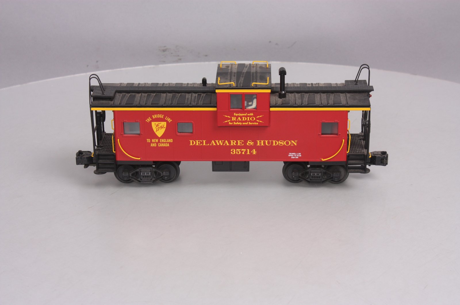 MTH 20-91029 O Gauge Delaware & Hudson Extended Vision Caboose #35714 EX/Box