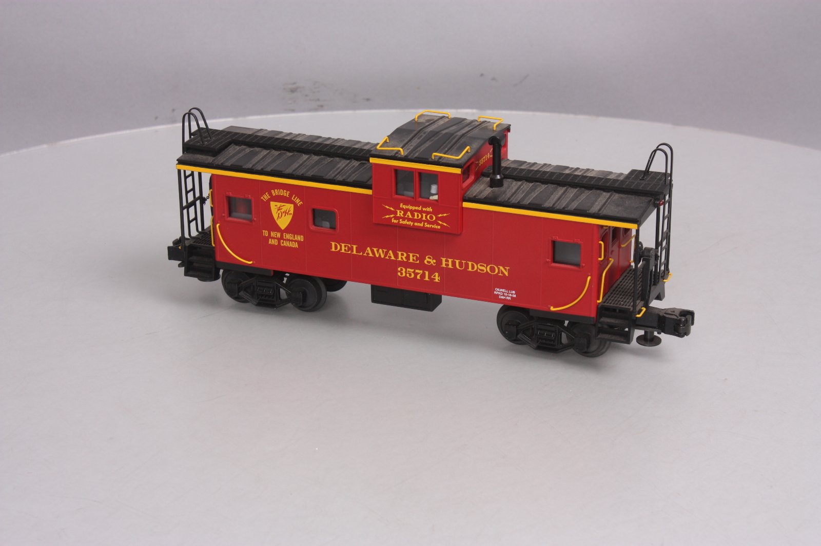 MTH 20-91029 O Gauge Delaware & Hudson Extended Vision Caboose #35714 EX/Box