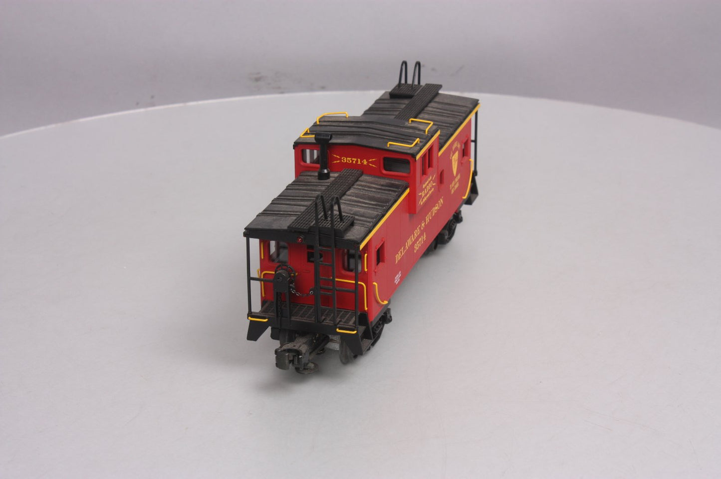 MTH 20-91029 O Gauge Delaware & Hudson Extended Vision Caboose #35714 EX/Box
