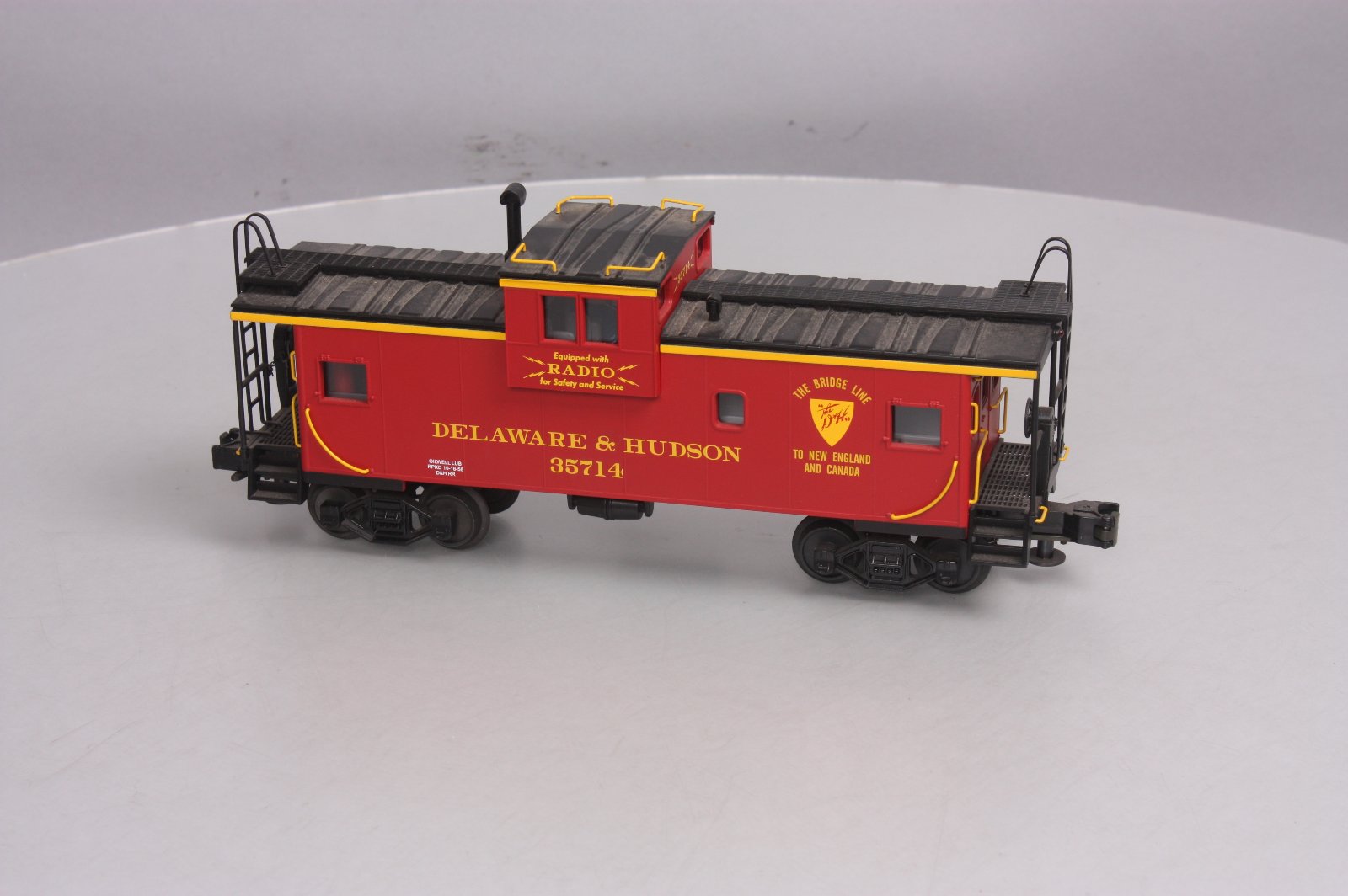 MTH 20-91029 O Gauge Delaware & Hudson Extended Vision Caboose #35714 EX/Box