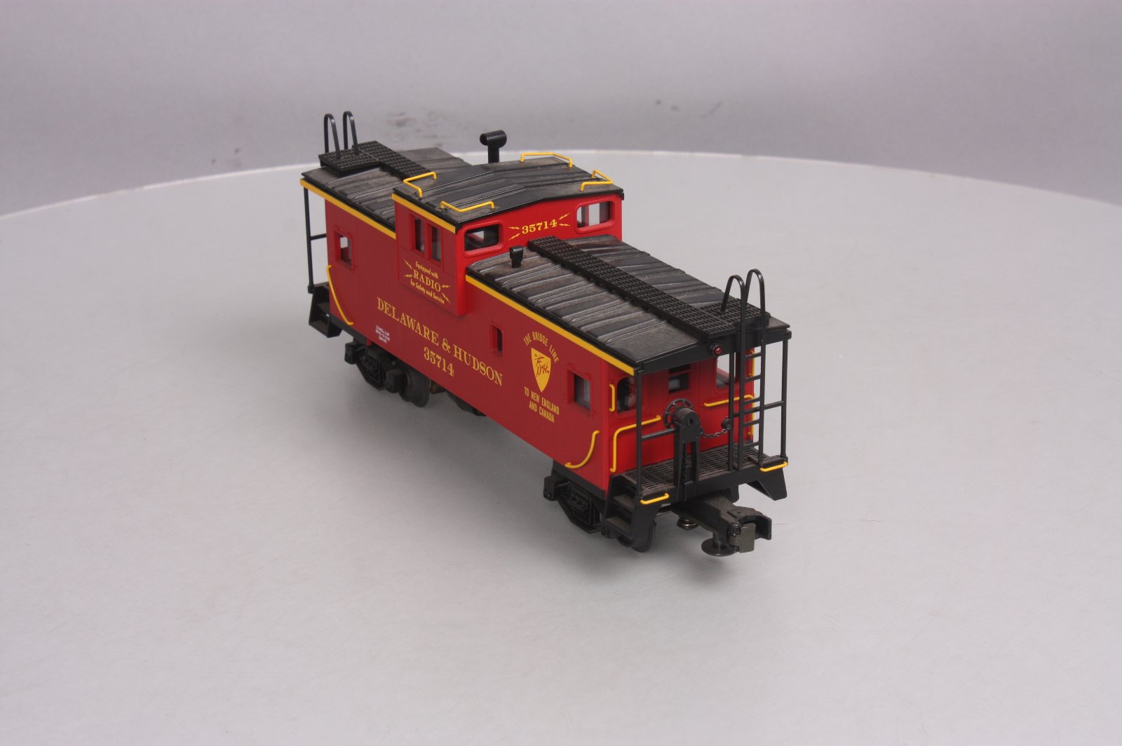 MTH 20-91029 O Gauge Delaware & Hudson Extended Vision Caboose #35714 EX/Box