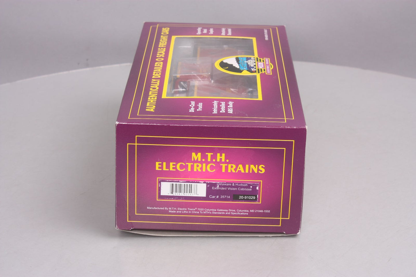 MTH 20-91029 O Gauge Delaware & Hudson Extended Vision Caboose #35714 EX/Box