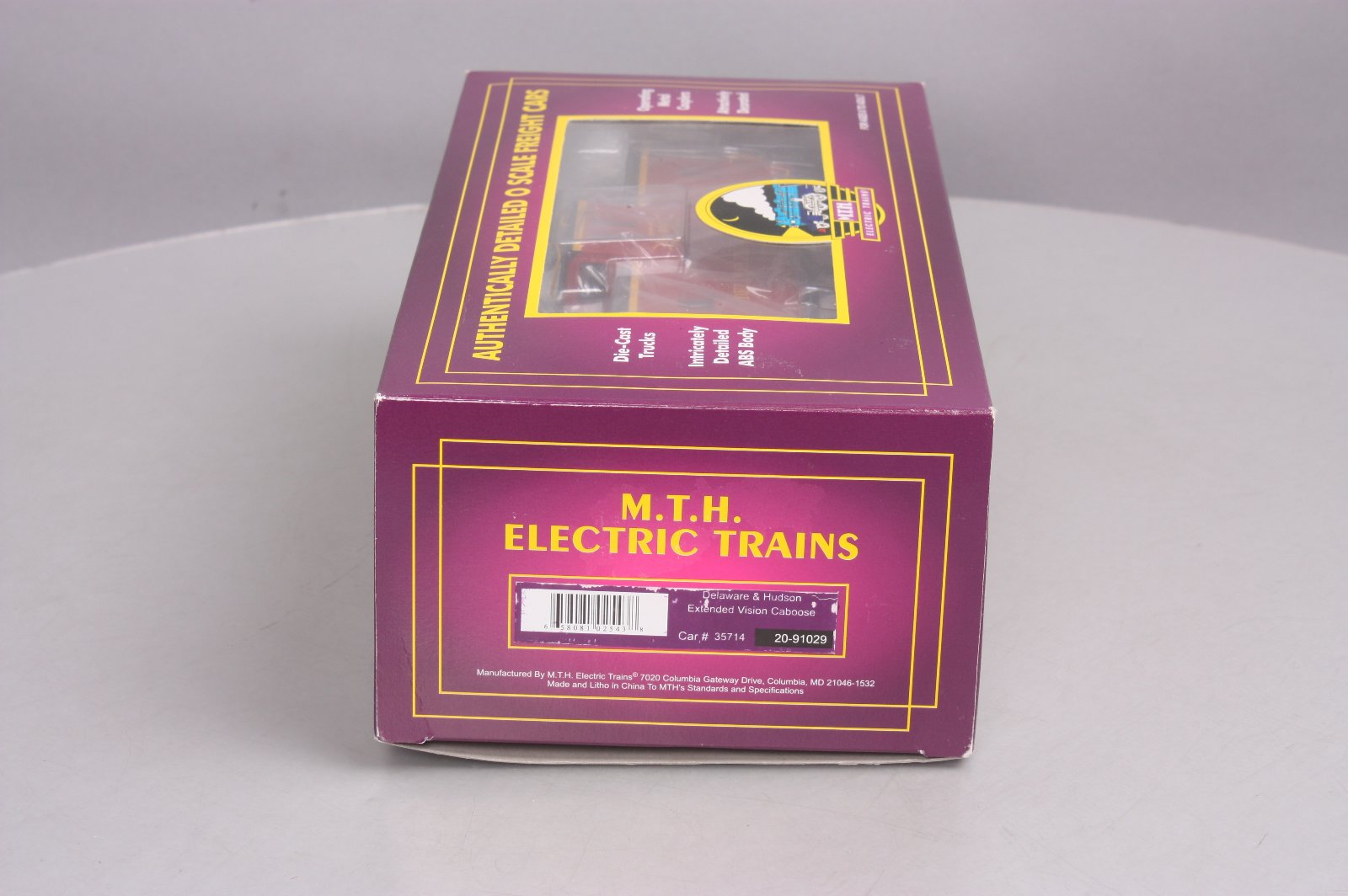 MTH 20-91029 O Gauge Delaware & Hudson Extended Vision Caboose #35714 EX/Box