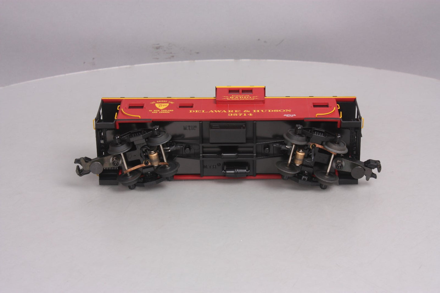 MTH 20-91029 O Gauge Delaware & Hudson Extended Vision Caboose #35714 EX/Box