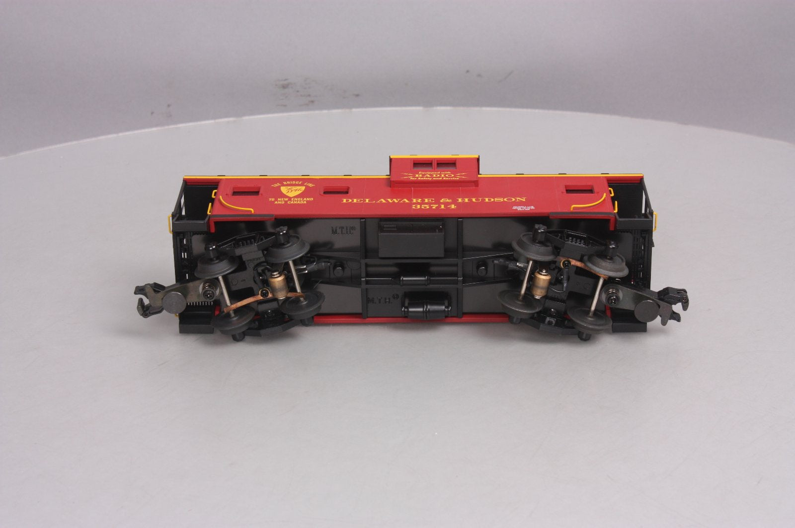 MTH 20-91029 O Gauge Delaware & Hudson Extended Vision Caboose #35714 EX/Box
