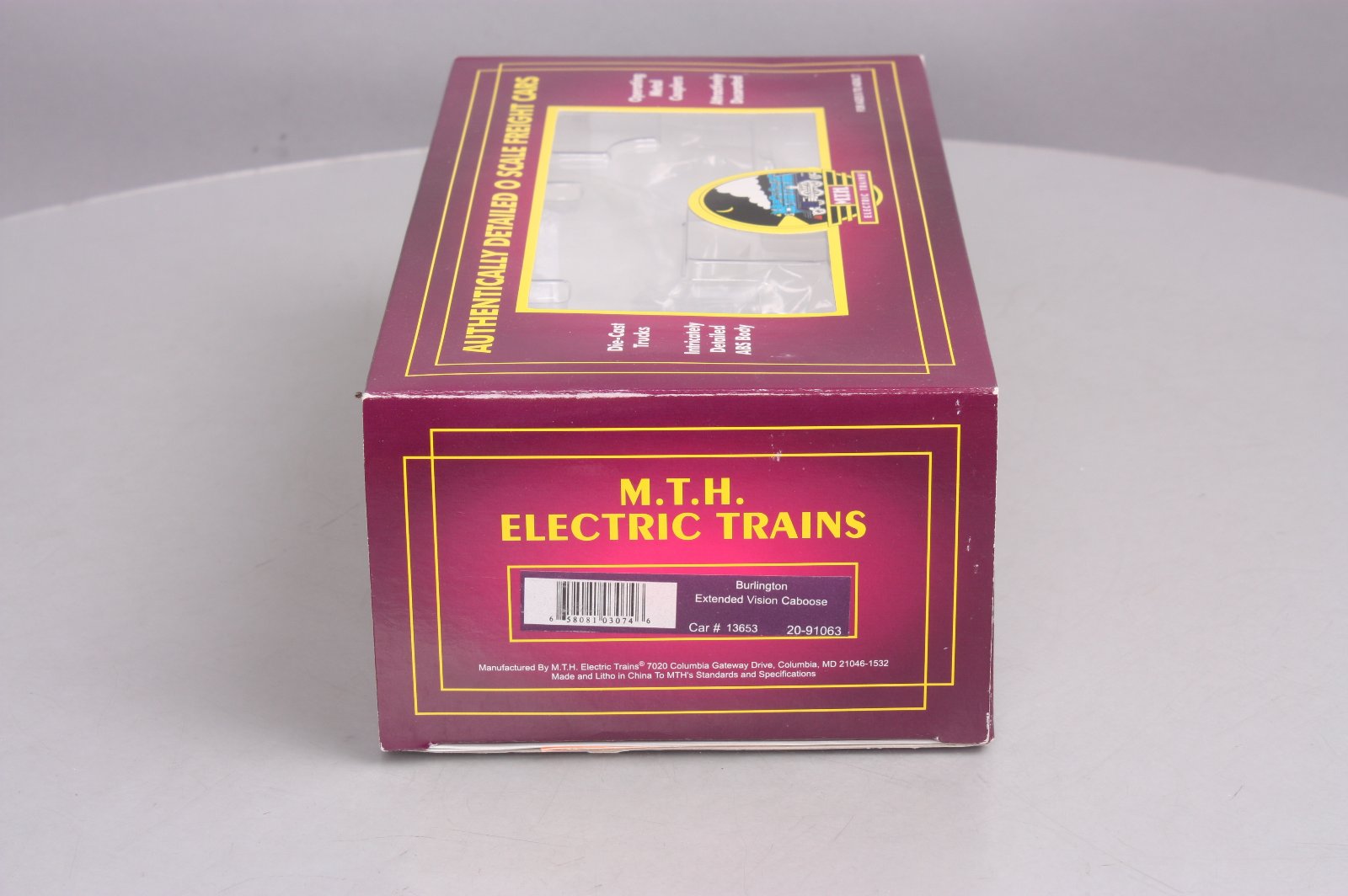 MTH 20-91063 Burlington Caboose #13653 LN/Box